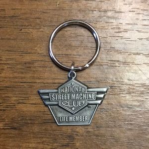 National Street Machine Club Keychain-Life Member